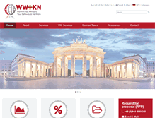 Tablet Screenshot of german-tax-consultants.com